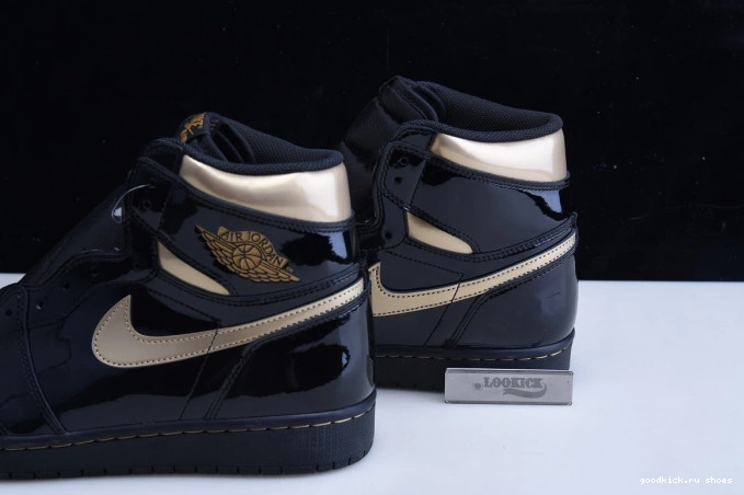 METALLIC GOLD 1 555088-032 RETRO HIGH AIR (2020) BLACK JORDAN 0712